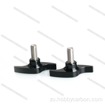 Izingxenye Zomshini Wokupakisha I-Aluminium Wing Knob Screws